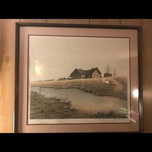 The Old Georgia Farmhouse Framed lithograph